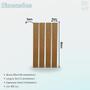 Imagem de Kit 28 Paineis Ripas Shiplap Mdf 5cm Decoração Madeira 3d
