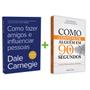 Imagem de Kit 2livros, Como Fazer Amigos e Influenciar Pessoas + Como Convencer Alguém em 90 Segundos, Clássico Sobre como Multiplicar Riqueza