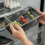 Kit 2pc Organizador de Geladeira com Cesto Clear Fresh OU Imagem de Kit 2pc Organizador de Geladeira com Cesto Clear Fresh OU