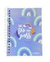 Imagem de kit 2un Caderno Espiral Capa Dura com 80 folhas cada de 1/8