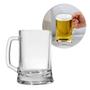 Imagem de Kit 2un Caneca De Vidro 490ml Copo De Cerveja Chopp Resistente Perfeito para eventos, bar