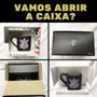 Imagem de Kit 2Un Caneca Porcelana Xícara Quadrada 220Ml Café Preto