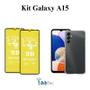 Imagem de Kit 2UN Película Fosca + Capa Transparente para Samsung Galaxy A15