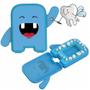 Imagem de Kit 2un Porta Dentes Infantil Caixinha Dente De Leite Angie Azul e Verde