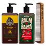 Imagem de Kit 2x Balm Barba Lemon Guaraná e Pente Duplo Don Alcides