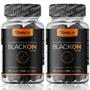Imagem de Kit 2x BlackOn  Suplemento Alimentar para C.abelo com Picnogenol, Si.lício, Ti.rosina, Biotina e Vitaminas C e B12, 60 Cápsulas