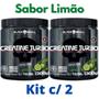 Imagem de Kit 2X Creatina Monohidratada Creatine Turbo Black Skull 300g - Energia - Força - Ganho de Massa Muscular