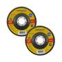 Imagem de Kit 2x Discos Flap Gramatura 120 P/Esmerilhadeiras 115X22,23