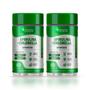 Imagem de Kit 2x Frascos Spirulina 2x1, Superfoods, Rico em Proteínas, Vitaminas B, Selênio, 120 Cápsulas, Denavita