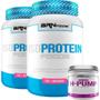 Imagem de Kit 2x Iso Protein Foods 2kg + Pré Treino H-Pump Foods 250g - BRN Foods