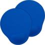 Imagem de Kit 2x Mouse Pad de Espuma Leve TopGet Azul