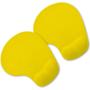 Imagem de Kit 2x Mouse Pad Ergonômico com Apoio de Punho Topget Amarelo