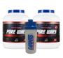 Imagem de Kit 2X Pure Whey 2Kg Morango Protein Giants