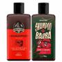 Imagem de Kit 2x Shampoo Para Barba Negra e Guaraná 120ml Don Alcides