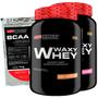 Imagem de KIT 2x Waxy Whey 2kg + BCAA 1kg Tangerina - Bodybuilders