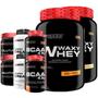 Imagem de Kit 2x Waxy Whey 900g + 2x Power Creatina 100g + 2x Glutamina 300g + 2x BCAA 4,5 100g - Bodybuilders