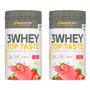 Imagem de Kit 2x whey protein 3w top taste 900g body action