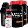 Imagem de Kit 2x Whey Protein Waxy Whey 900g + Bio Colagen II 200g + BCAA 100g + 2x Coqueteleira - Bodybuilders