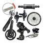 Imagem de Kit 2x10 Absolute Wild Coroa Dupla 38/24 K7 Corrente Cambios