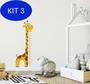 Imagem de Kit 3 Adesivo Régua do Crescimento Girafa