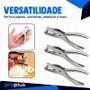 Imagem de Kit 3 Alicate Furador Papel 6Mm Perfurador Cortador Eva