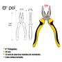 Imagem de Kit 3 Alicates - Universal, Bico e Corte Diagonal Elite