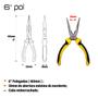 Imagem de Kit 3 Alicates - Universal, Bico e Corte Diagonal Elite