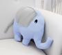 Imagem de Kit 3 Almofada Decorativa Enxoval Bebê Elefante - Azul