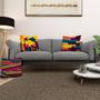 Imagem de Kit 3 Almofadas Cheias 40cm x 40cm Decorativas Estampadas Digital Coloridas Sala Sofá Quarto