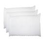 Imagem de Kit 3 almofadas macio ergonomico saude cor branco