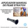 Imagem de Kit 3 Aplicador Manual Para Filmete Stretch Sem Tubete Preto