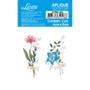 Imagem de Kit 3 Aplique Decoupage Coleção Flores do Campo Apm4-484 em Papel e Mdf 4cm Litoarte
