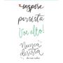 Imagem de Kit 3 Aplique Papel Decoupage em Mdf Frases Apm3-309 3cm Litoarte