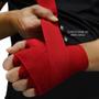 Imagem de Kit 3 Bandagem Elástica Muvin 5 metros - Alça Polegar Proteção Mãos e Punhos - Luta - Boxe Muay Thai MMA Artes Marciais