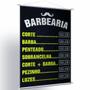 Imagem de Kit 3 Banners Aqui Tem Barbearia - Preço Editável