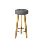 Imagem de Kit 3 Banquetas Decorativas 71cm Pés Pálito Italian - Mafer