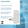 Imagem de Kit 3 Benjamim Adaptador de Tomada Reto Tripolar 3 Saídas Tomada Tripla 2P+T 10A 250V Com Inmetro