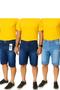 Imagem de kit 3 Bermuda Masculina Jeans Elastano