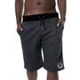 Imagem de Kit 3 Bermuda Moletom Masculina Algodão Bolso Cós Elástico