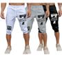 Imagem de Kit 3 Bermuda Skinny Masculina Jogger Moletom New York