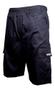 Imagem de Kit 3 Bermudas Calção Brim Sarja Elástico Cordão Cargo 5 Bolsos Masculino Algodão Mecânico Uniforme