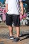 Imagem de KIT 3 Bermudas Dry Fit  Shorts Plus Size Lisa Cintura com Elástico 109