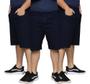 Imagem de Kit 3 Bermudas Jeans Masculina Lycra Elastano Slim Premium Tradicional  Algodão Plus Size 58 ao 62