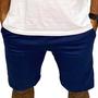 Imagem de Kit 3  Bermudas Moletom Masculina Short Com Bolso Treino Casual Cores Básico Esporte verão