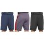 Imagem de Kit 3 Bermudas Topper Treino Ultracolor Masculina