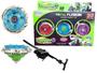 Imagem de Kit 3 Beyblade Metal C/Luz Led Speed Light + 1 Lançador