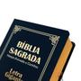Imagem de Kit 3 Biblias Sagrada Letra Gigante - Palavras de Jesus em Vermelho -  C/ Harpa