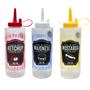 Imagem de Kit 3 Bisnagas Mostarda Maionese Catchup Decorada 350 ml