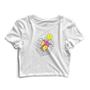 Imagem de Kit 3 Blusas Cropped Tshirt Camiseta Feminina Blusinha