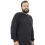 Imagem de Kit 3 Blusas Moletom Masculina Plus Size Flanelada Básica